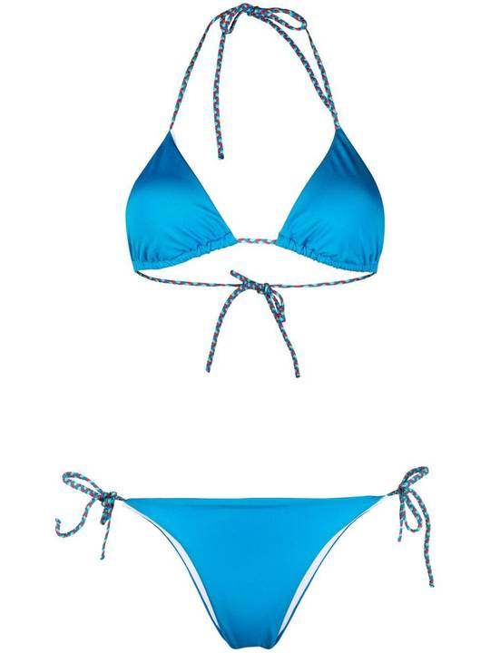 embroidered triangle-cup bikini set展示图