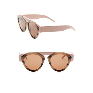 Smoke x Mirrors x FIORUCCI Atomic3 Tortoise & Pink Round Sunglasses