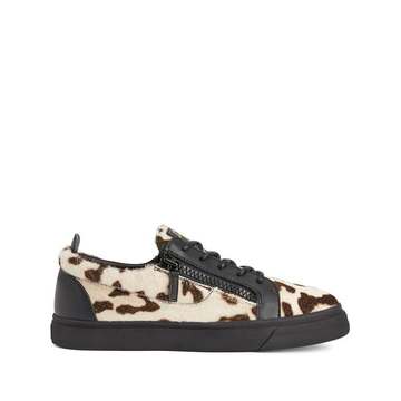 Frankie animal-print low-top sneakers