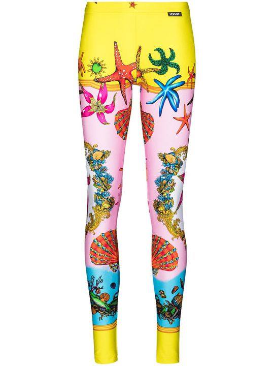 Treso De La Mer print leggings展示图