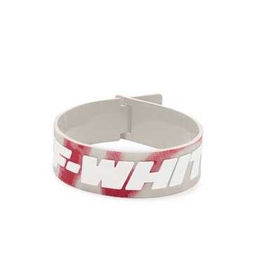 logo camouflage print bracelet