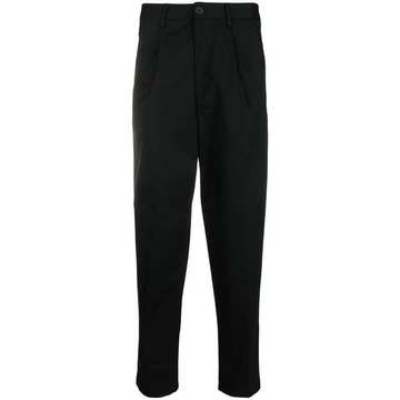 wide-leg tailored trousers