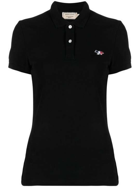 logo-embroidered polo shirt展示图