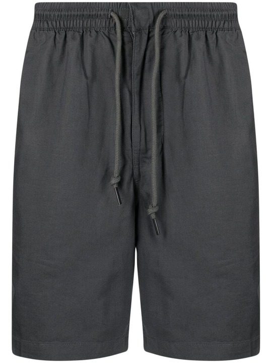 drawstring organic cotton-blend track shorts展示图