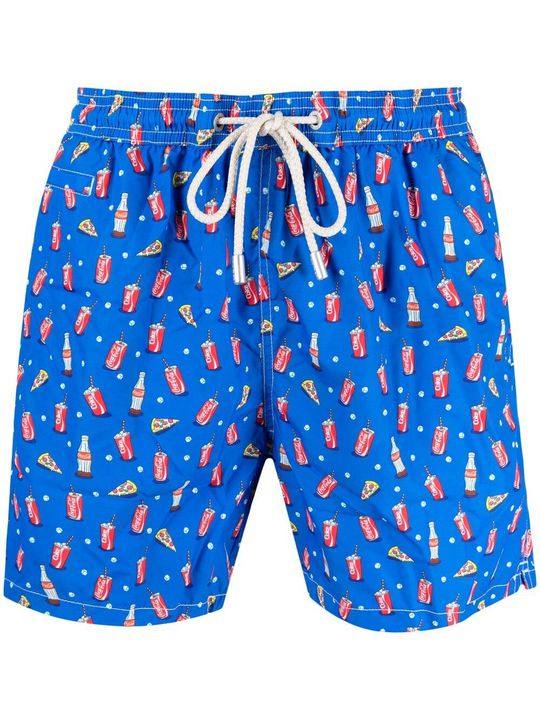 Coke print swim shorts展示图