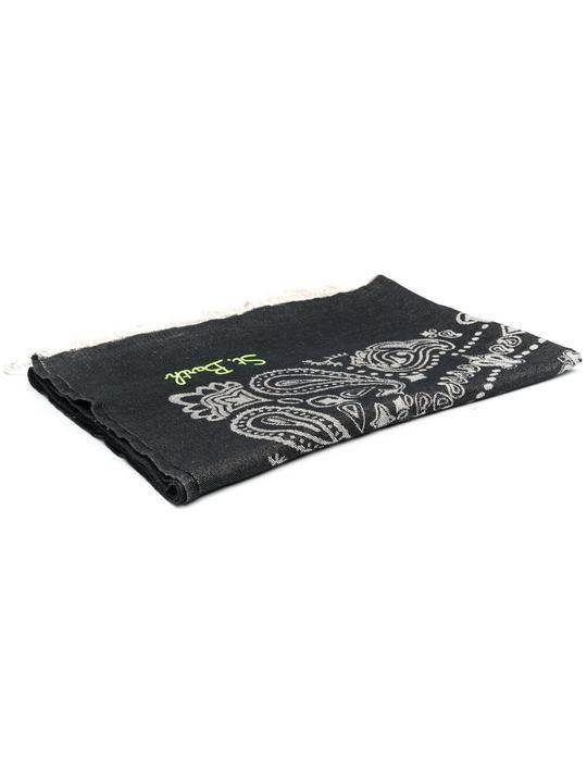 bandana-print branded beach towel展示图