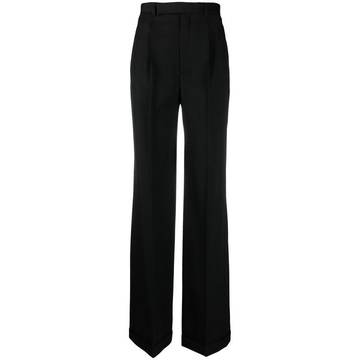 tailored wide-leg trousers