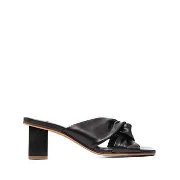 Ambrosia twisted leather sandals