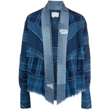 patchwork denim jacket