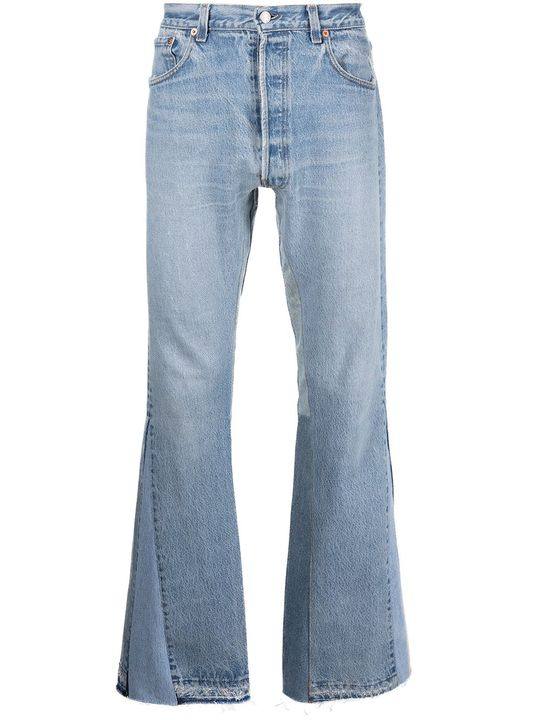 light wash straight-leg jeans展示图