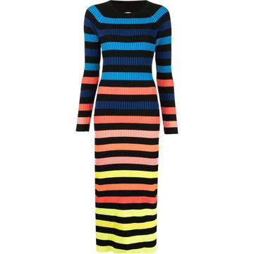 striped jumper midi dress