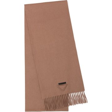 solid-colour cashmere scarf