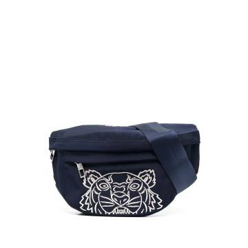 embroidered-design belt bag