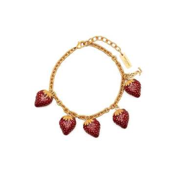 strawberry-charm bracelet