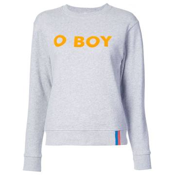 o boy print sweatshirt