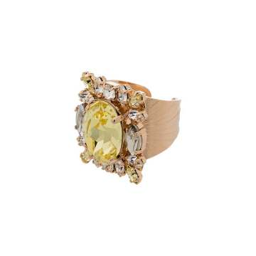 crystal cluster ring