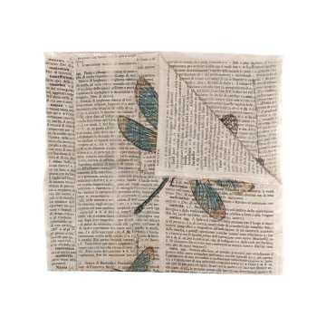 Butterflies frayed scarf