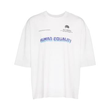 WILLY C HUMAN EQUALITY SS TEE WHT