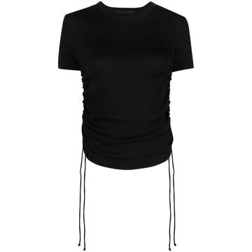 lacing cropped T-shirt