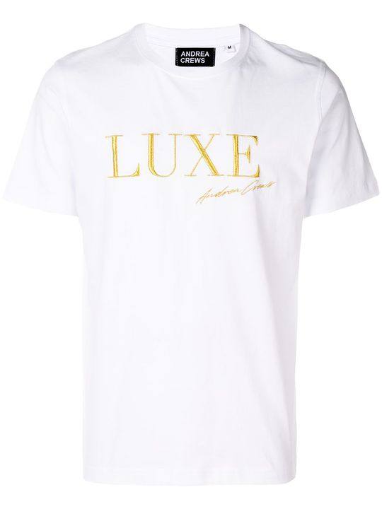 embroidered Luxe T-shirt展示图