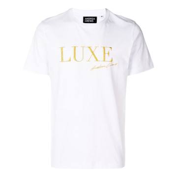 embroidered Luxe T-shirt