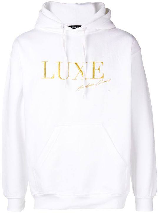 embroidered Luxe hoodie展示图