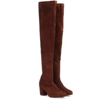 Marquee suede over-the-knee boots