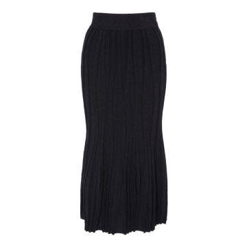 Gabbiano Knit Pleated Skirt