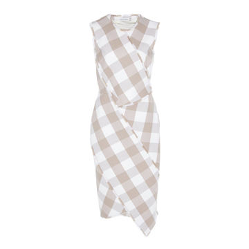 Gina Wool Plaid Dress