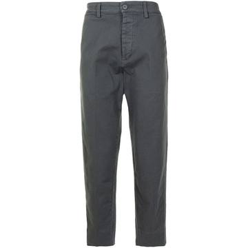 cropped straight-leg chinos