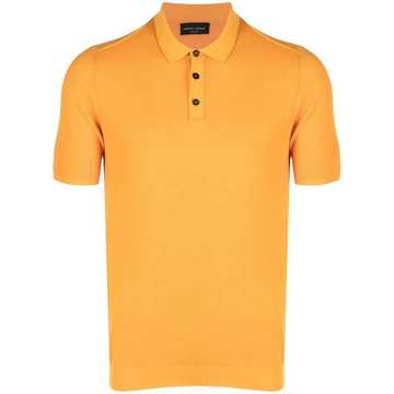 ribbed-hem polo shirt