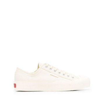 cotton flatform sneakers