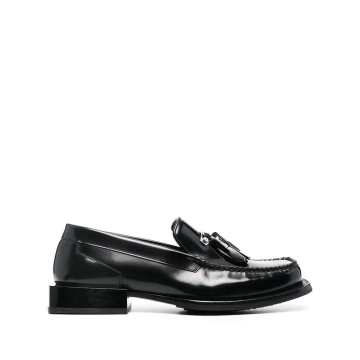 tassel-detail leather loafers