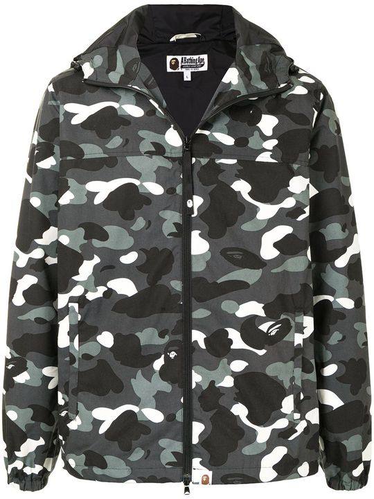 City camo hooded jacket展示图