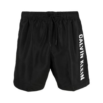 logo-printed swim shorts