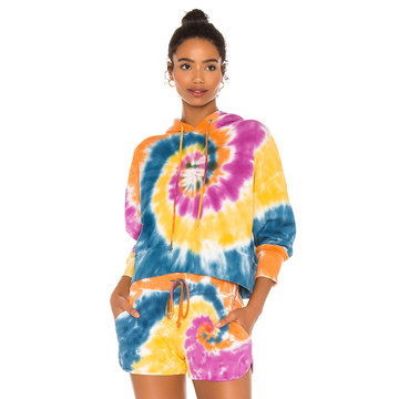 DOUBLE TROUBLE TIE DYE 连帽衫