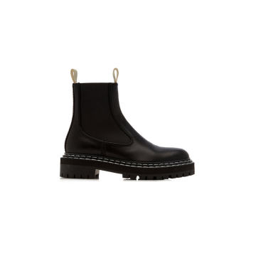 Lug-Sole Leather Chelsea Boots