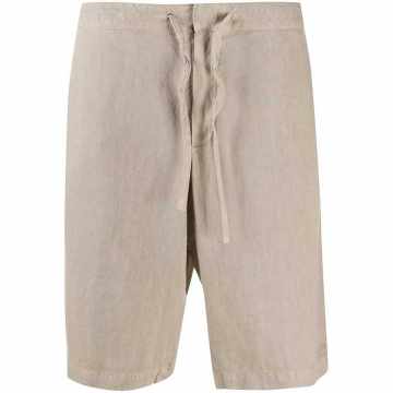loose fit linen shorts