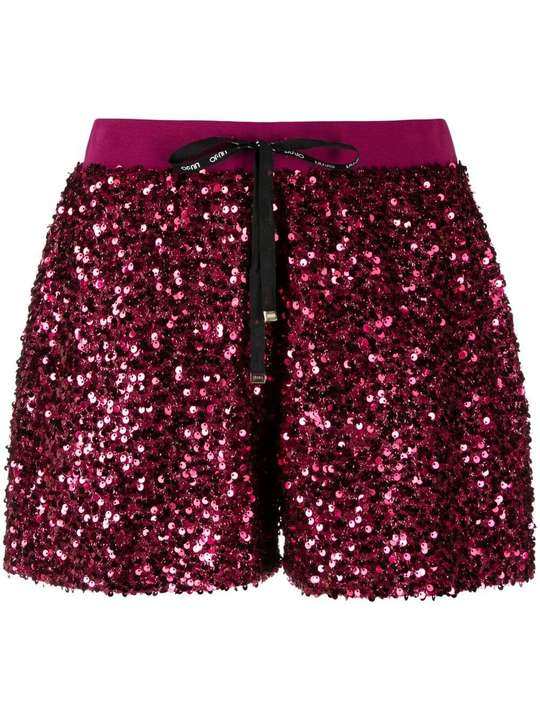 sequin-embellished shorts展示图