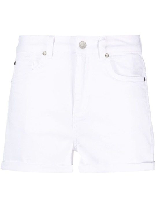 high-waisted denim shorts展示图