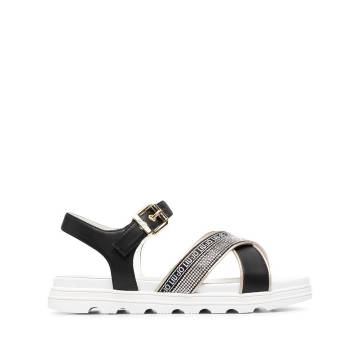side-buckle sandals