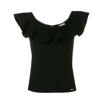 ruffle trim top