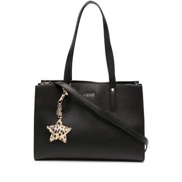 star key-charm tote bag