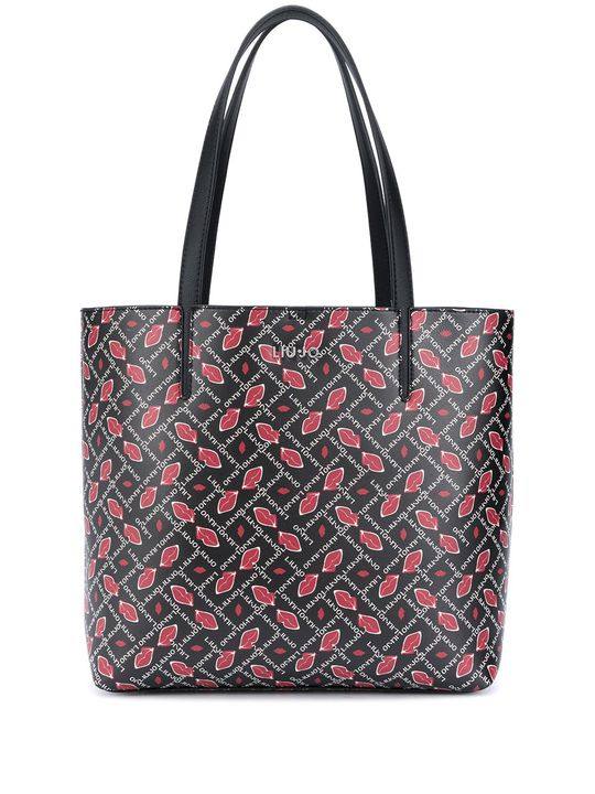 logo-print tote bag展示图