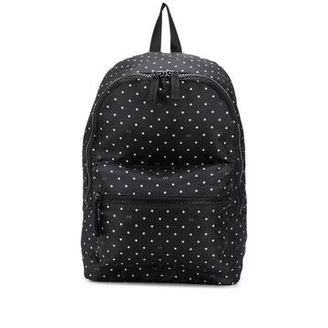 star-print zipped backpack