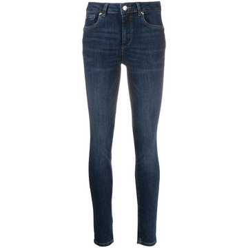 low-waist skinny jeans