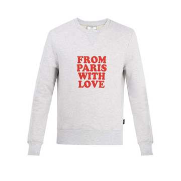 From Paris With Love cotton sweatshirt