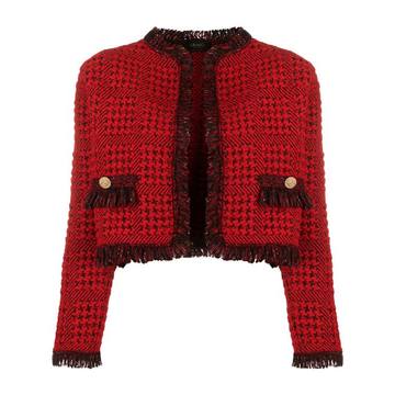 cropped tweed jacket