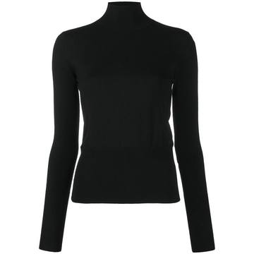 long-sleeved roll neck top