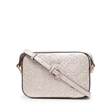 logo-embossed crossbody bag